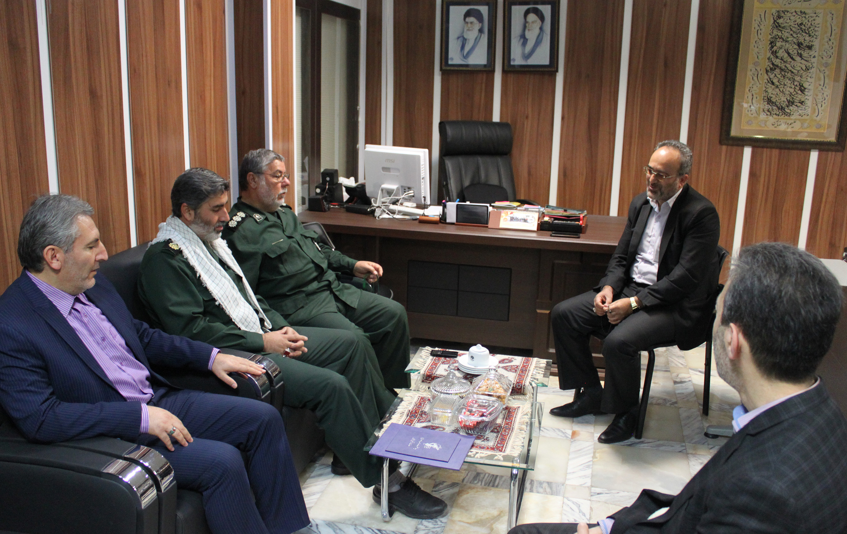 حوزه هنری میزبان فرماندهان سپاه صاحب الامر(عج)